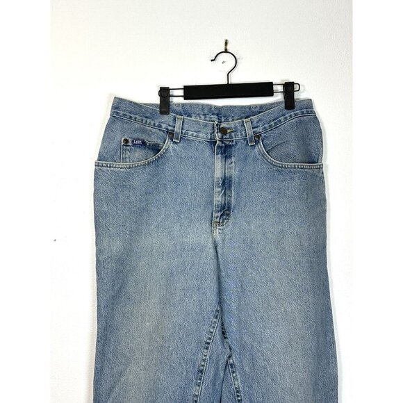 Vintage Lee Relaxed Fit Straight Leg jeans mens size 36 x 30 Light Wash - Picture 2 of 12